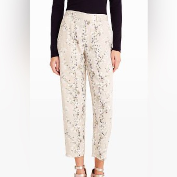 Club Monaco Floral Print Trousers - Picture 1 of 6